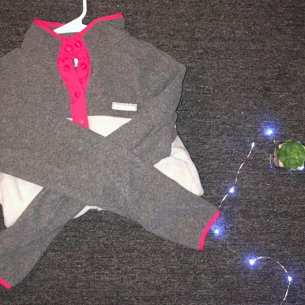 Columbia Quarter Zip Button Down